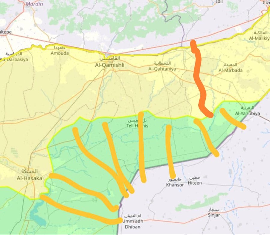 Since this morning, an attack attempt has been carried out by mercenaries affiliated with the Syrian government, aiming to cut off this road and separate the Dêrik and Semalka Border Gate from Qamishlo and Hasakah.
