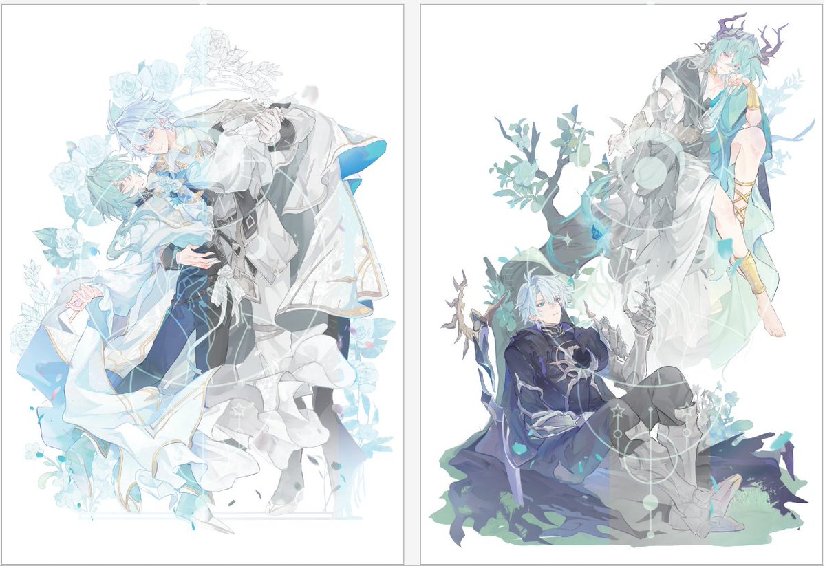 웨딩과 신화 아크릴 최종본이며 액자 아크릴 또한 추가 발주에 성공하여 현장 판매가 가능하게 되었습니다🤗최종인포는 다음주 중에 올리도록하겠습니다 감사합니다!