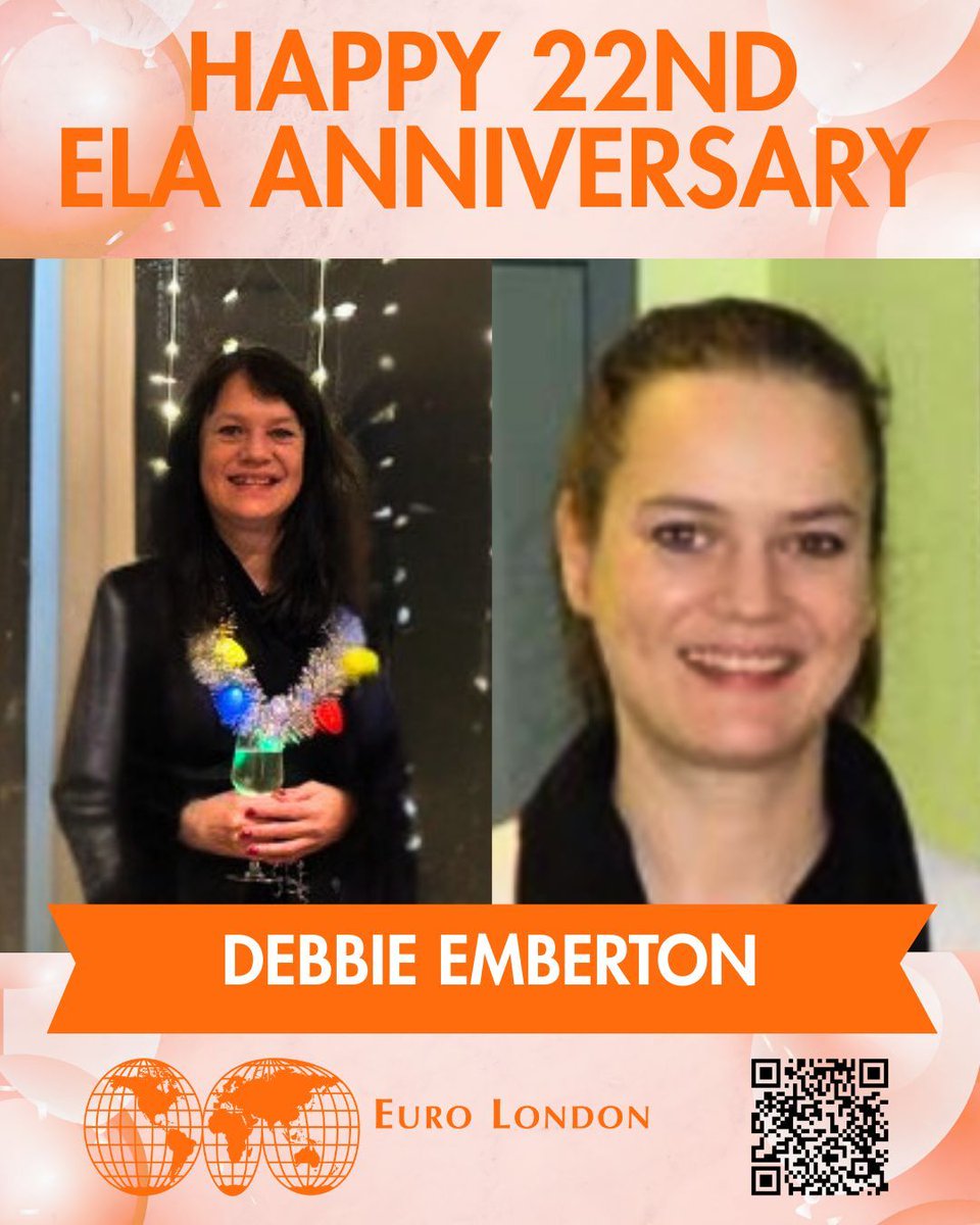 🎉 Happy ELAVersary to Debbie!🎉

Today we recognise an outstanding milestone - 22 years of service! Congratulations on this impressive achievement Debbie and best wishes for the years ahead.
