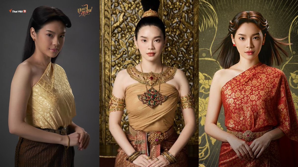 keenoijai's tweet image. พีเรียด 3 เรื่องของเจ้ แยกง่ายมาก สีชุด ยุคสมัย และแยกง่ายสุด ทรงผม

#CherprangAreekul