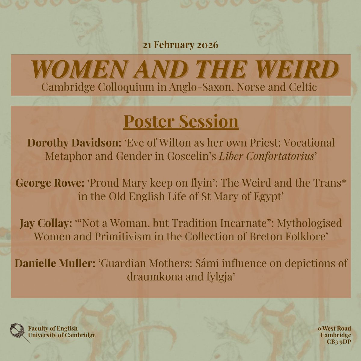 ccasnc's tweet photo. In addition to our speakers, we're excited to hold a poster session over lunch. See the line-up below!
And don't forget to register for CCASNC here:
https://t.co/fNmfpJuZ29 https://t.co/gJ8bZZXMEA