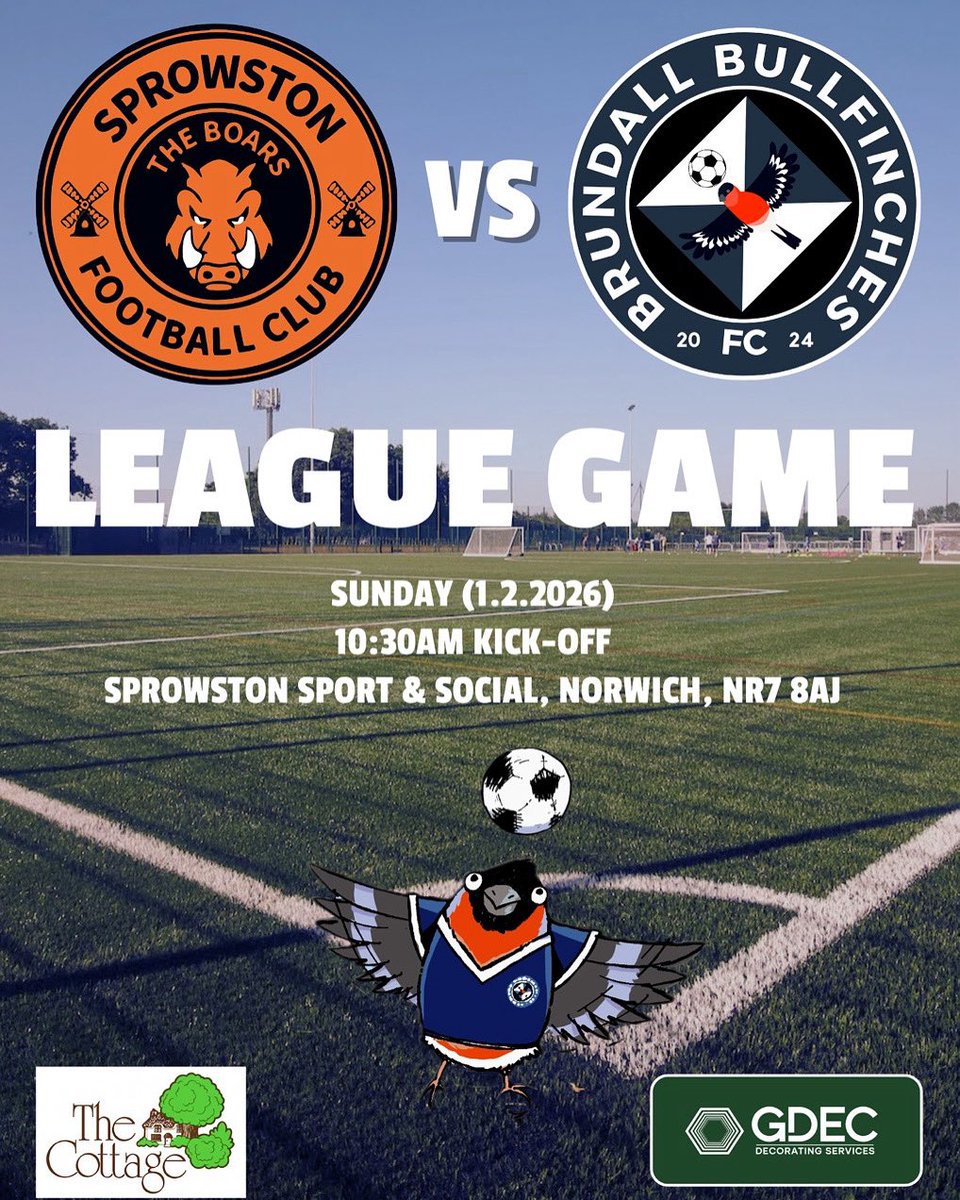 Brundall Bullfinches FC tweet media