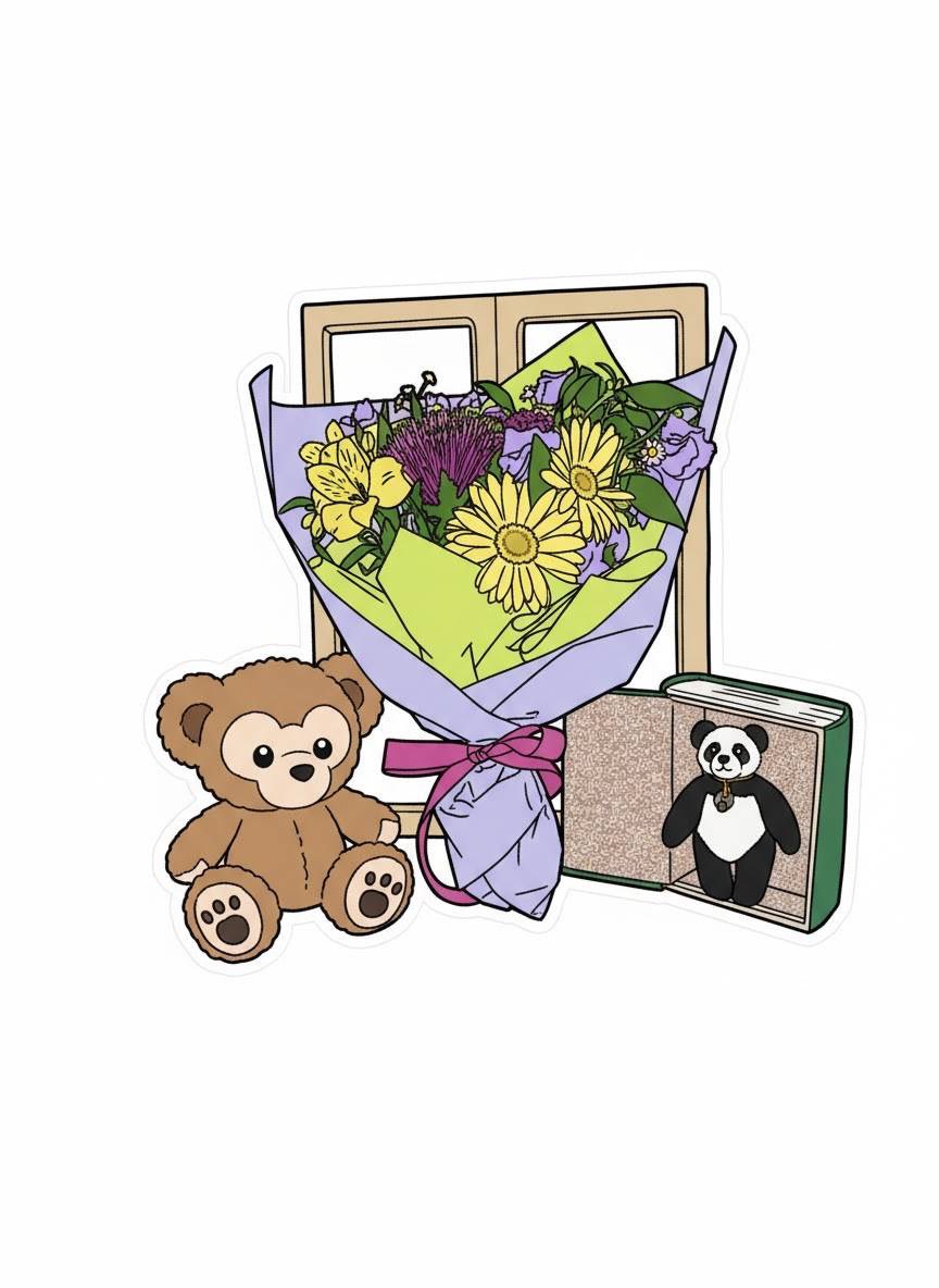 ベリーマンベアとブーケ💐🐼