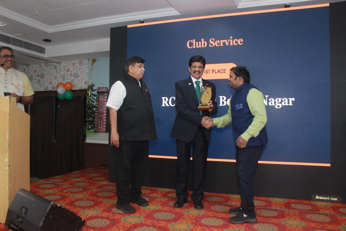 RCbesantnagar's tweet photo. Rotary Club of Besant Nagar Madras, was awarded the first prize for Club services, during the RI District 3234,second quarterly awards ceremony on 24th January 2026. https://t.co/RuN0QQidwf