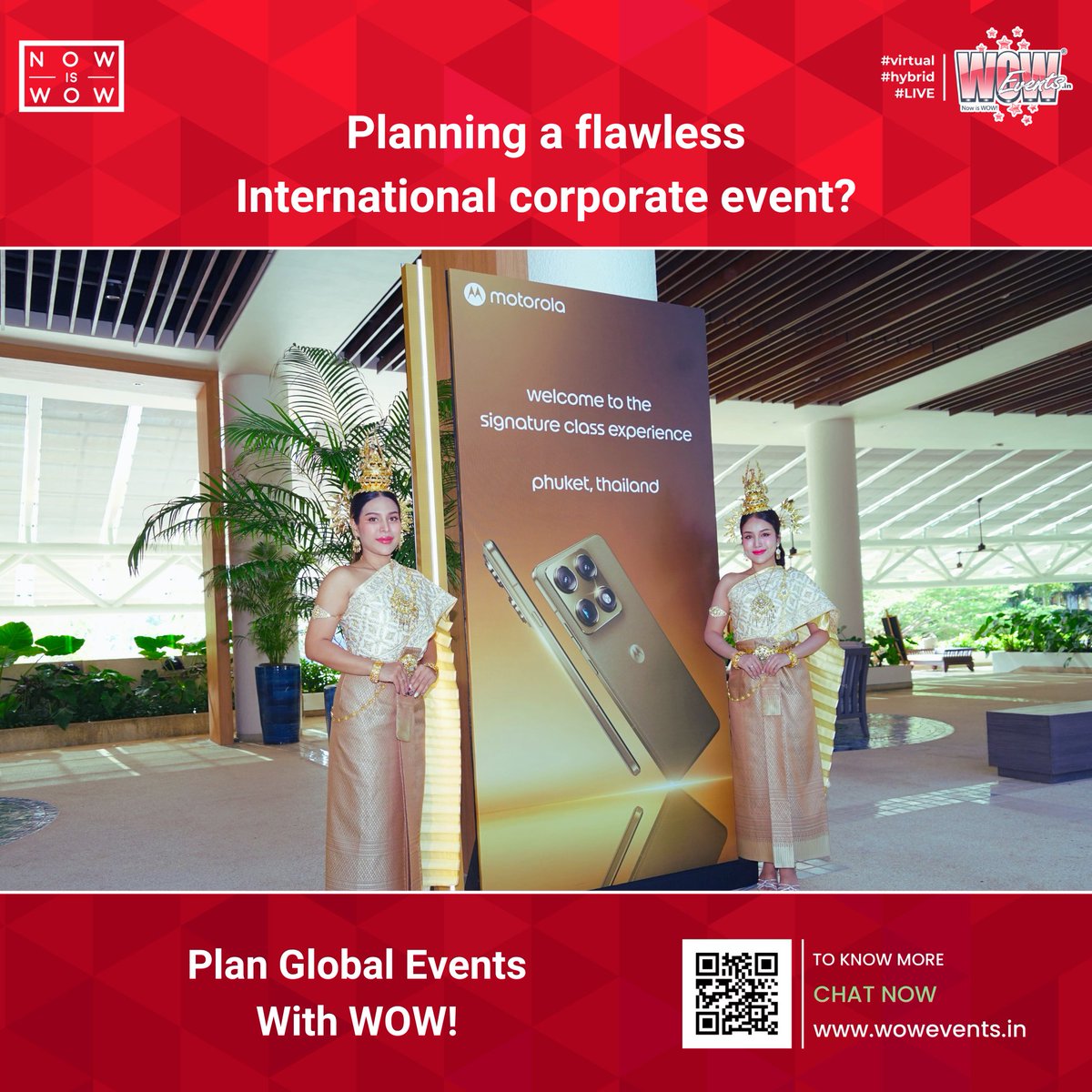 𝗙𝗿𝗼𝗺 𝗱𝗲𝘀𝘁𝗶𝗻𝗮𝘁𝗶𝗼𝗻 𝗽𝗹𝗮𝗻𝗻𝗶𝗻𝗴 𝘁𝗼 𝗼𝗻-𝗴𝗿𝗼𝘂𝗻𝗱 𝗲𝘅𝗲𝗰𝘂𝘁𝗶𝗼𝗻, we simplify international events into seamless, signature experiences.

For more info write to us at 𝗶𝗻𝗳𝗼@𝘄𝗼𝘄𝗲𝘃𝗲𝗻𝘁𝘀.𝗶𝗻
or visit 𝘄𝘄𝘄.𝘄𝗼𝘄𝗲𝘃𝗲𝗻𝘁𝘀.𝗶𝗻
#WOWEvents