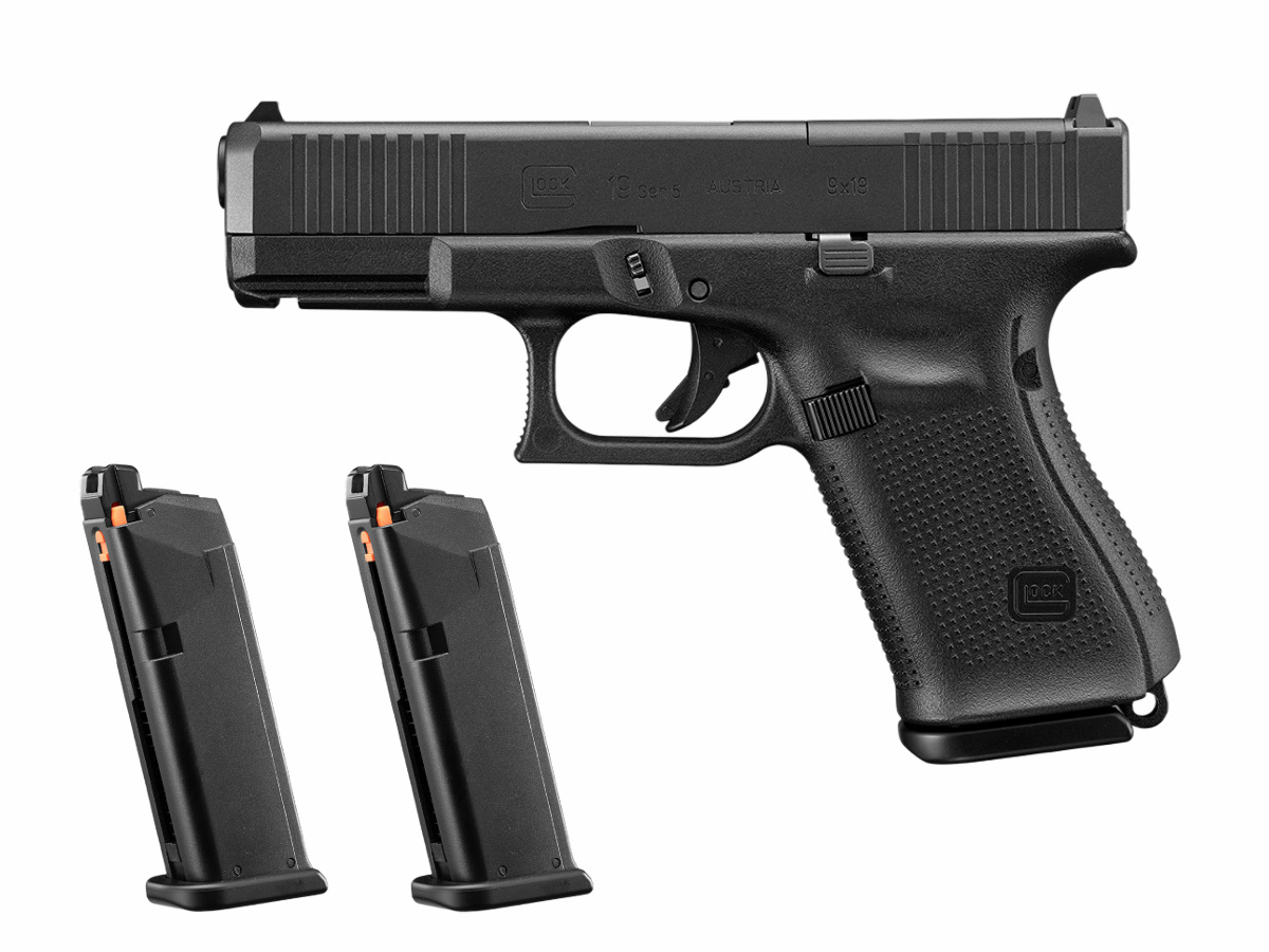 東京マルイ グロック19 Gen.5 MOS本体とスペアマガジン2本のセット販売