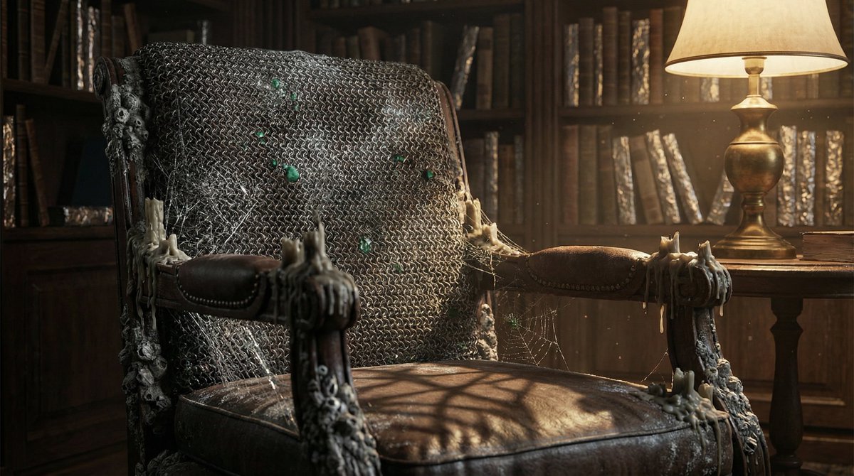 Surreal Library Armchair Generation — example 2