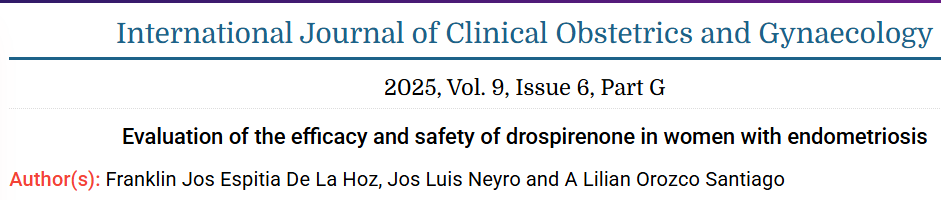doctorneyro's tweet photo. #DRSP is effective for #treatment of #endometriosis #pain, and it is similar to the combination of #VEDNG, with no significant difference in incidence of #adverseeffects.
More #RCT evaluating the positive #influence of #drospirenone are required.
https://t.co/gIXM5Lp293 https://t.co/ty777bNLON