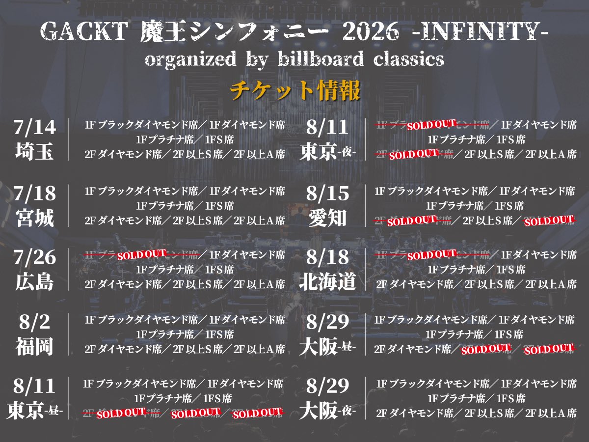 GACKTの秘書【公式】 (@GACKT_Secretary) / Posts / X