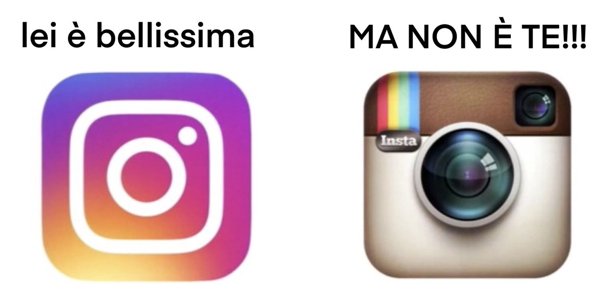 "Quando usavo instagram io, aveva un'altra icona" tranquillə Cri, anche io vengo dal paleolitico🦖 #senzacri #senzagnocca