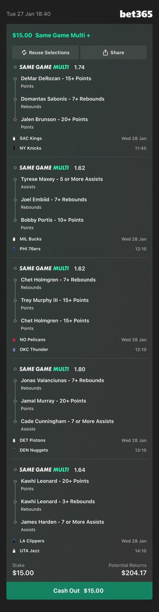 Buddy’s Bets tweet media