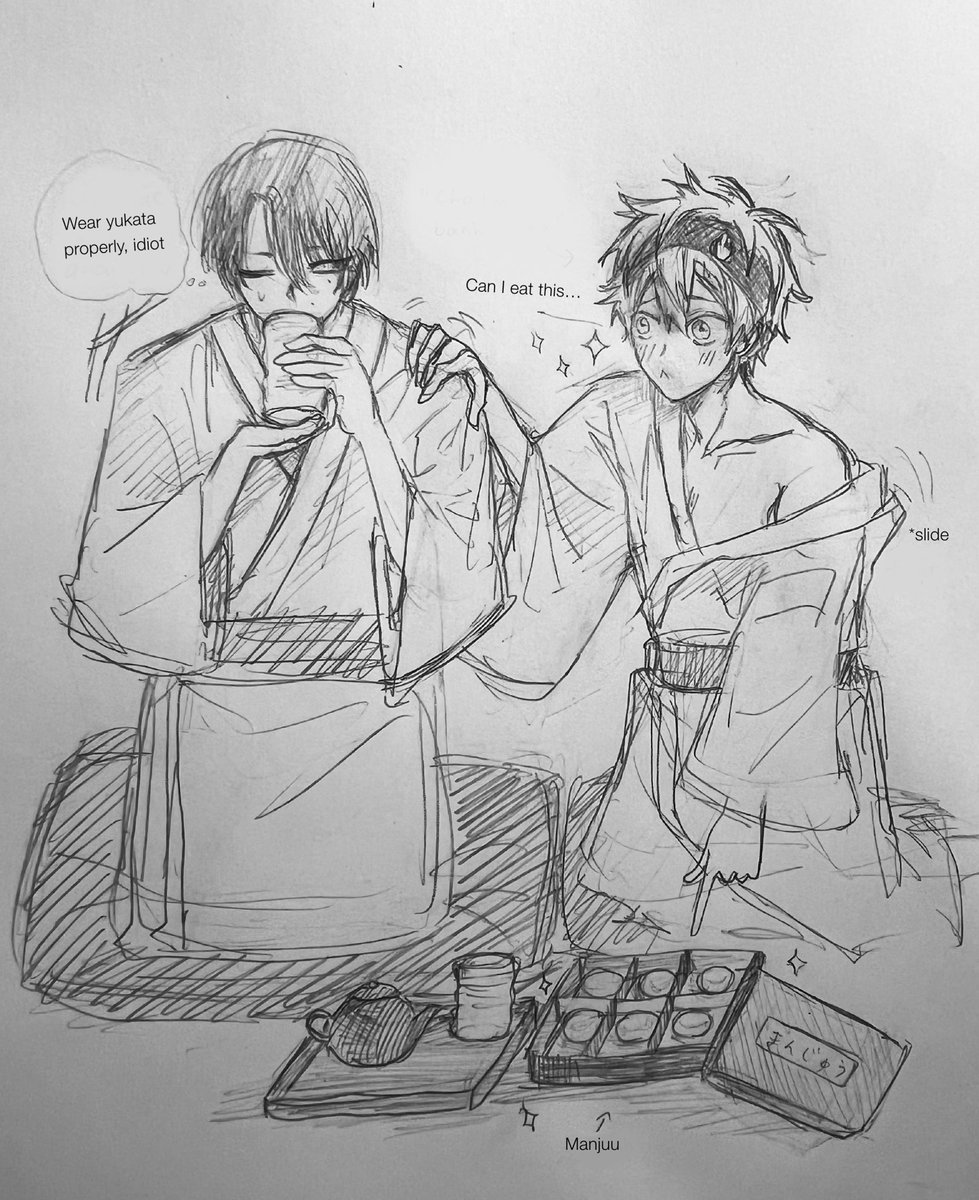 KasuEni tea time 🍵