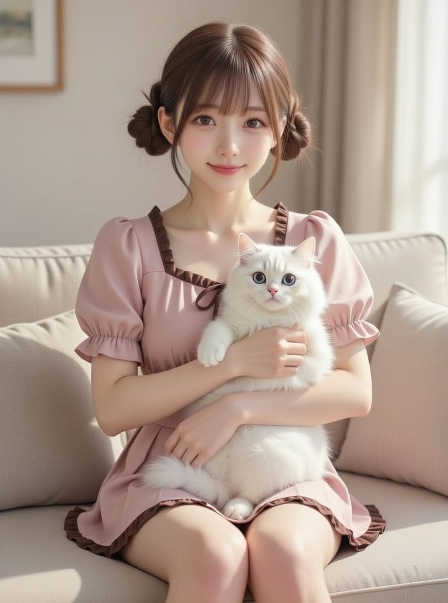 白猫ねこ子さん、はじめまして✩.*˚ 7000フォロワー到達おめでとう