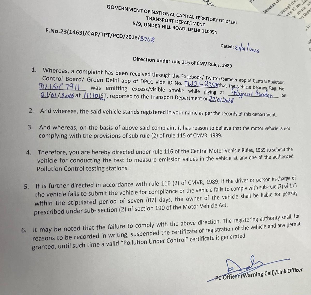 Transport Department PCD tweet media