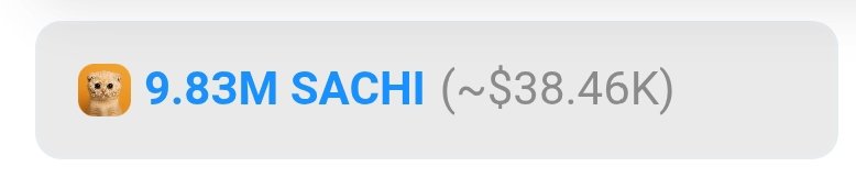jekkoqtqt's tweet photo. Before I go to work we're only at 9.01M 

But then now going home from work THE DONATION IS DONE! 🔥🔥

THE GOOSEBUMPS IS SO STRONG LIKE $SACHI COMMUNITY! 🚀🚀

LET'S SAY HELLO TO WINTERMUTE!!! @sachi_coin 🐾🐾 https://t.co/93hiX1C6Xg
