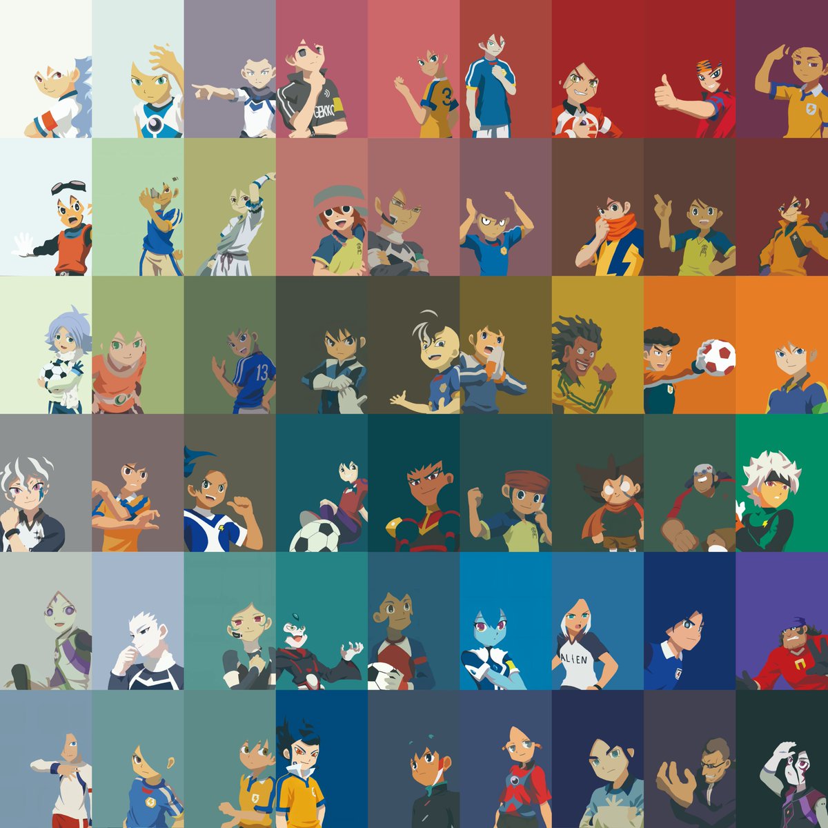 いつの間にか、25周年記念イラスト風リメイクが50枚を超えました……‼️
いつも見てくれてる人ありがとうございます😊😊😊
ということで、まとめて並べてみました‼️