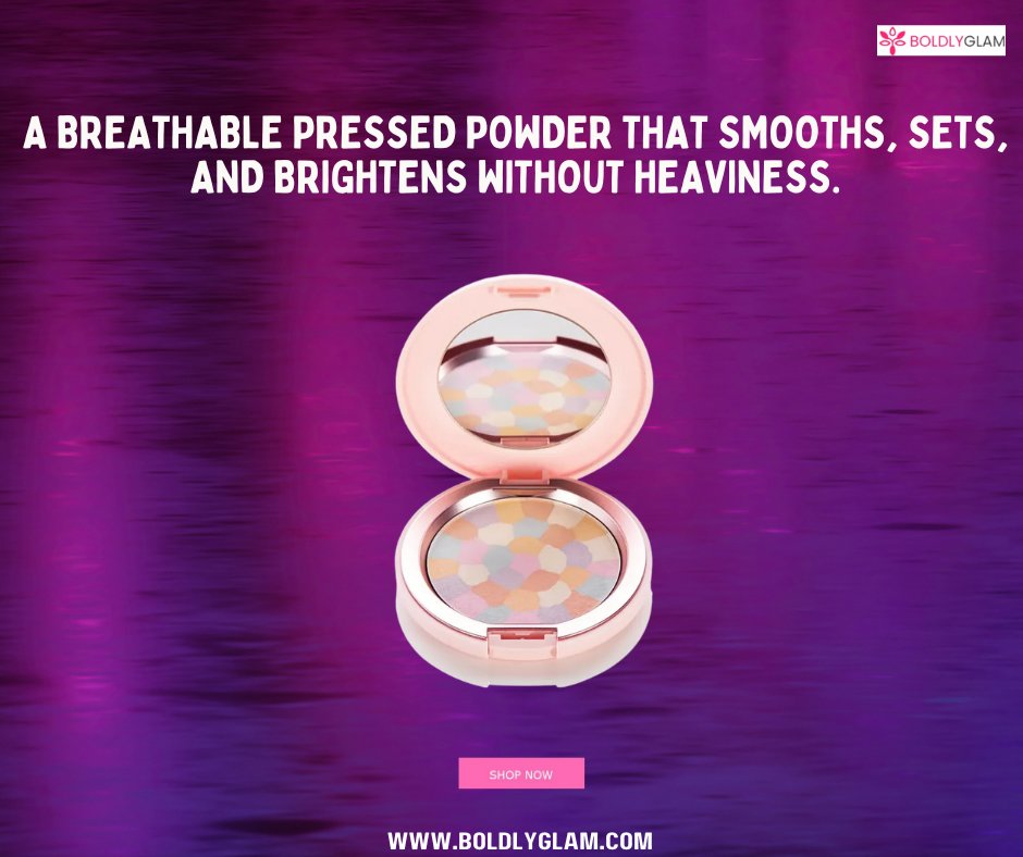 Boldglam1's tweet image. Experience a breathable pressed powder that smooths, sets, and brightens—without feeling heavy on the skin 
Perfect for a natural, flawless finish that lasts all day.

 Shop Now: boldlyglam.com/.../naturaglac…

#PressedPowder #FlawlessFinish #LightweightMakeup #GlowLook