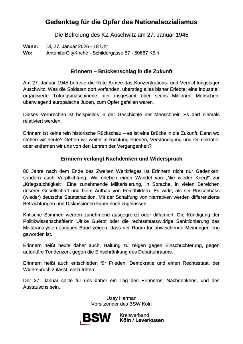 BSW Köln 🇩🇪 tweet media