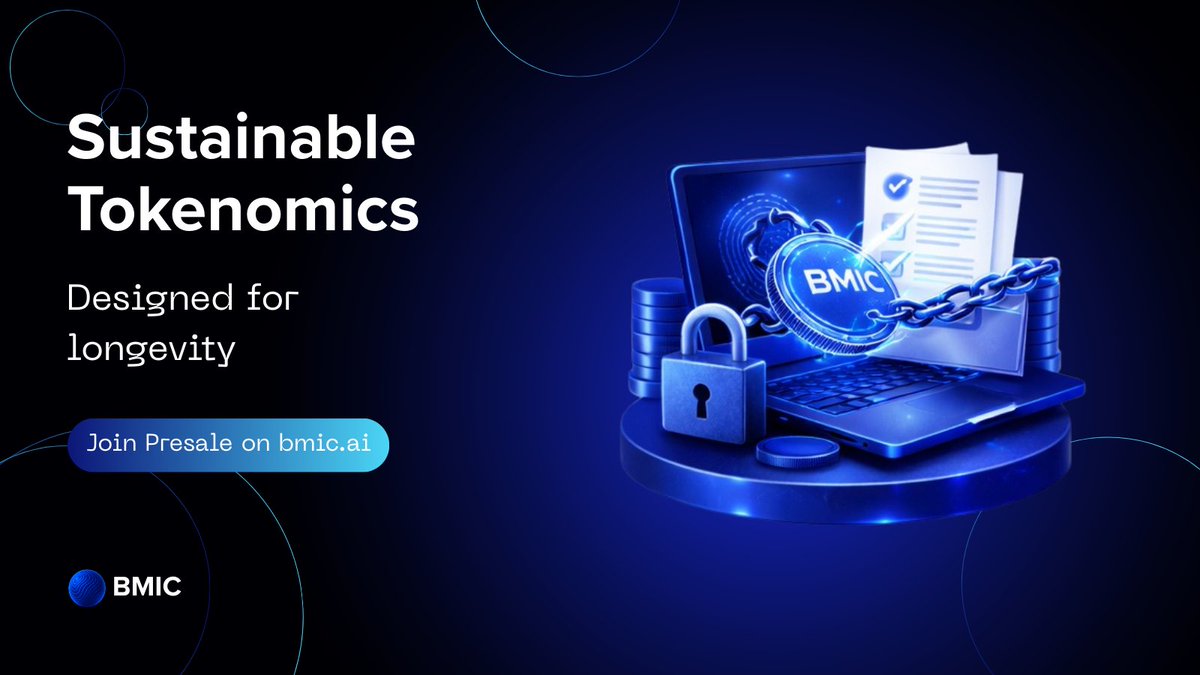 📈 BMIC tokenomics are designed to create sustained demand through real usage across security, compute, and enterprise adoption.

#crypto #Blockchain #BMIC