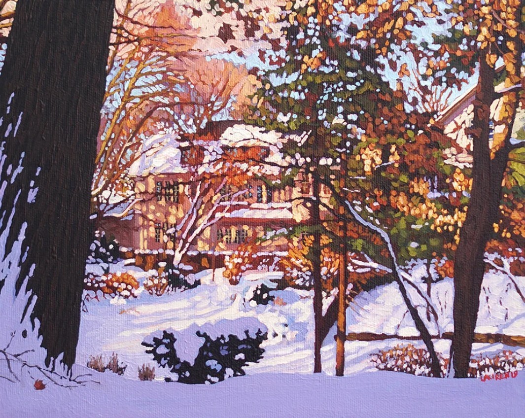 Lauren Mercer-Small, 

"Snowfall in Wychwoo," 

2019