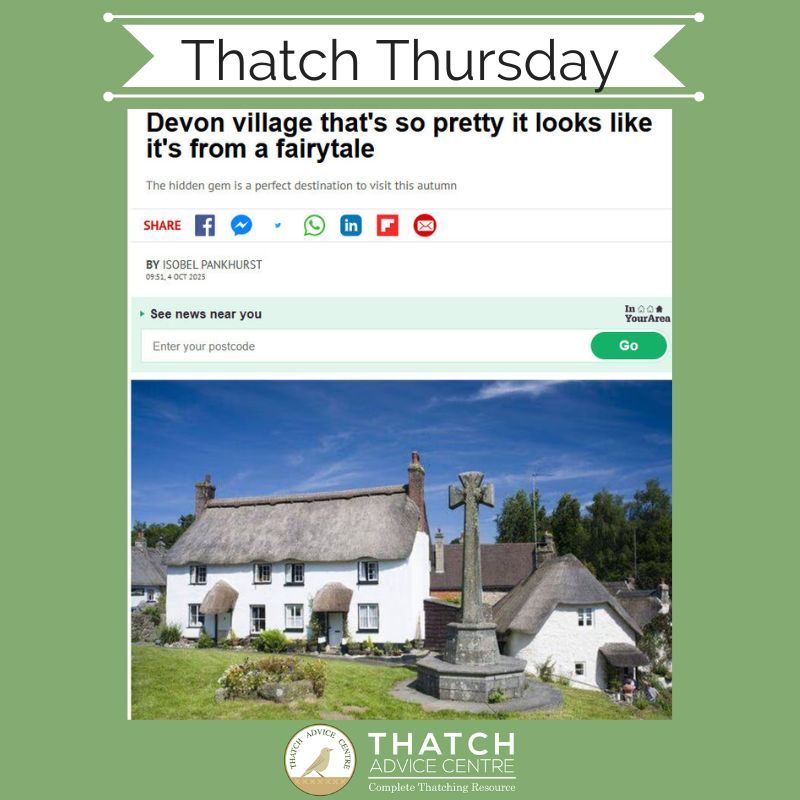 #ThatchThursday - Within Dartmoor National Park boundaries is the village of Lustleigh with so much lovely #thatch it made @devonlive and @cornwalllive
Worth a visit?
bit.ly/FairytaleVill