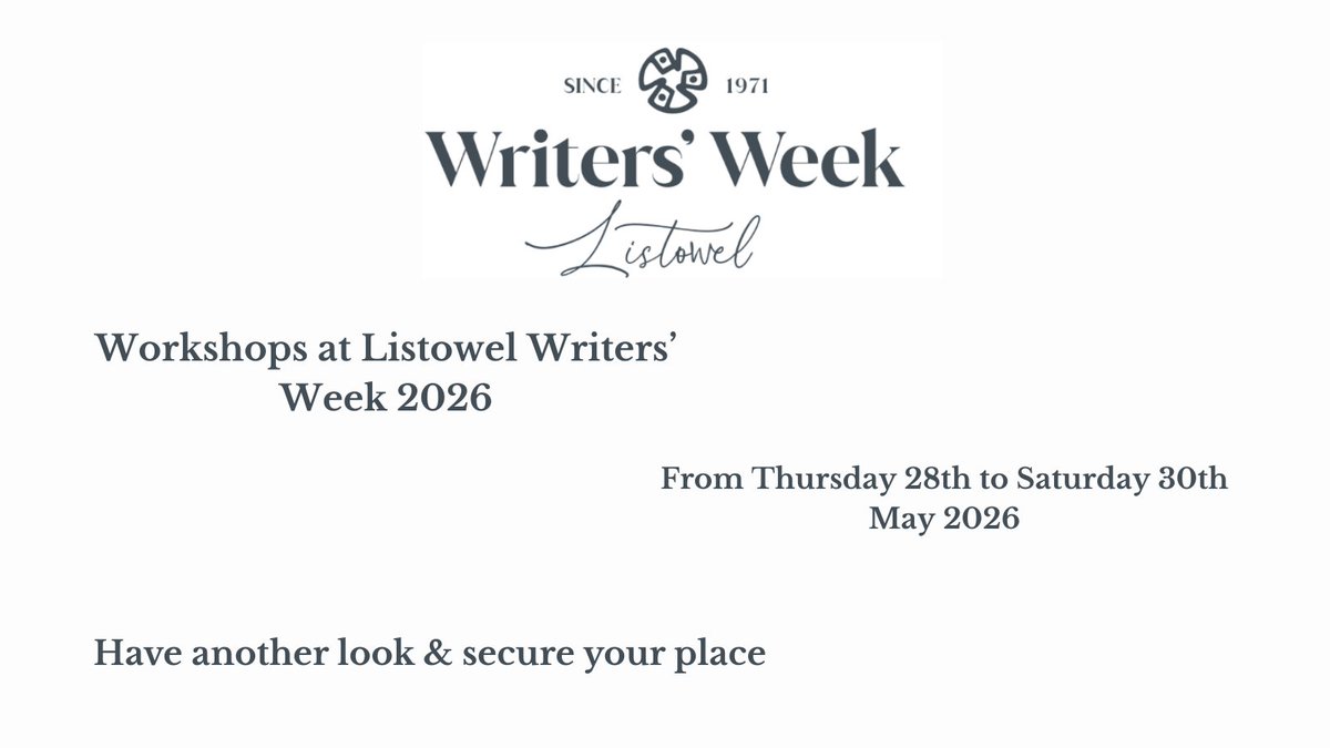 Writers' Week tweet media