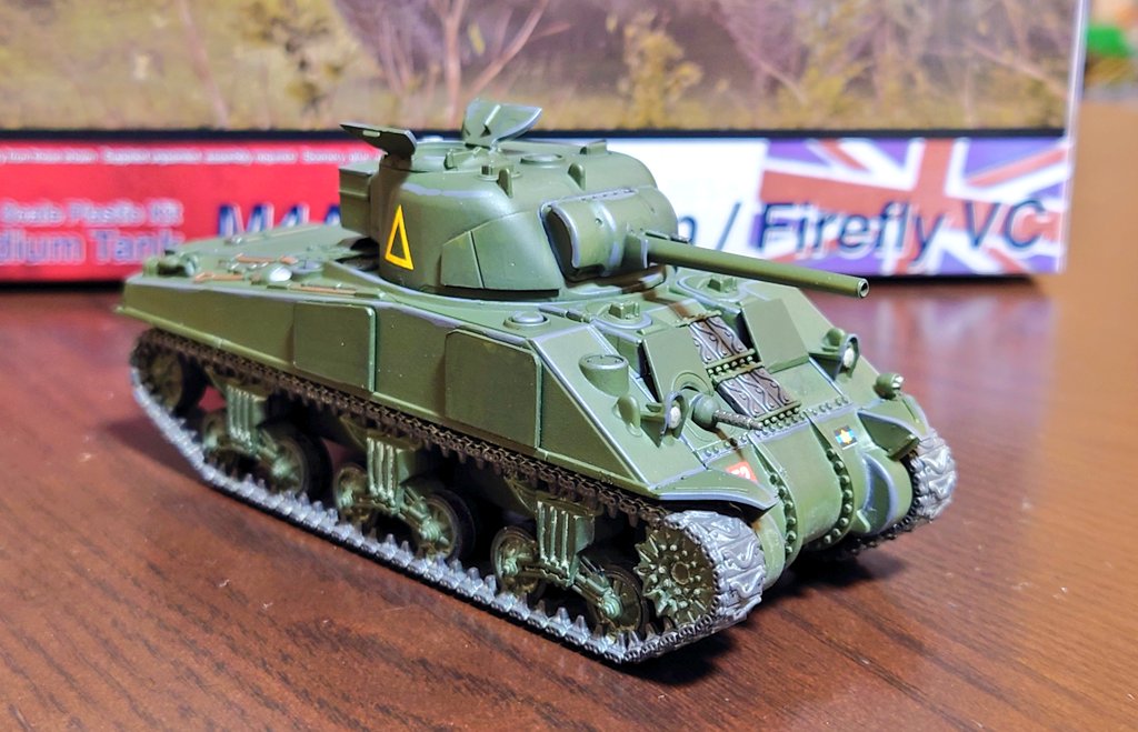 カナダ軍M4戦車完成しました！これで元旦から始めたカナダ軍はM5軽戦車