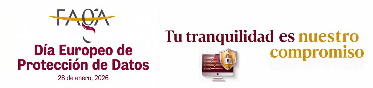Día Europeo de la Protección de Datos, 28 de enero. Recordamos la importancia de cumplir con la normativa. Ofrecemos servicios de adecuación para tu despacho y tus clientes. 958 53 53 53 o faga@gestores.net
#DíaProtecciónDeDatos 
👉 Más info: aepd.es