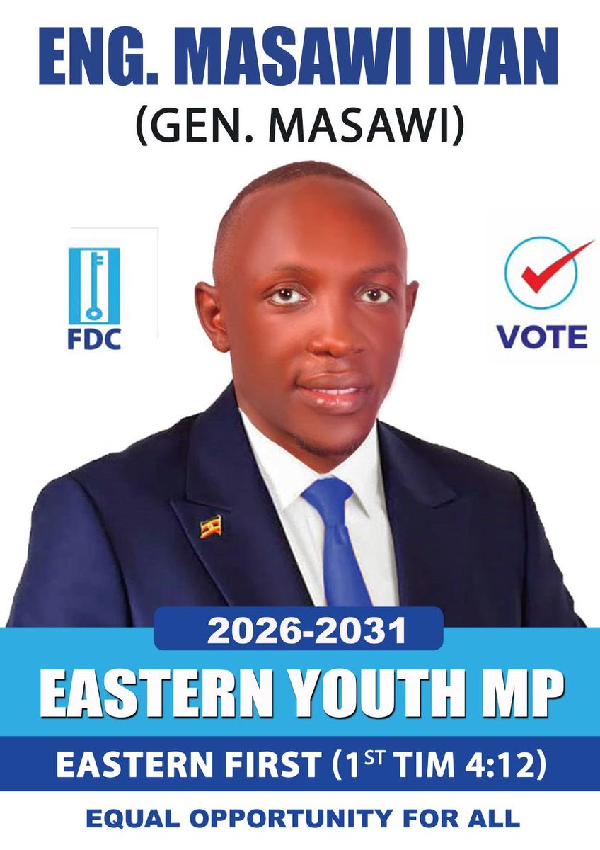 Dear eastern Youth Delegates, a humble appeal to you all to entrust Masawi for the Eastern youth MP position 🤲