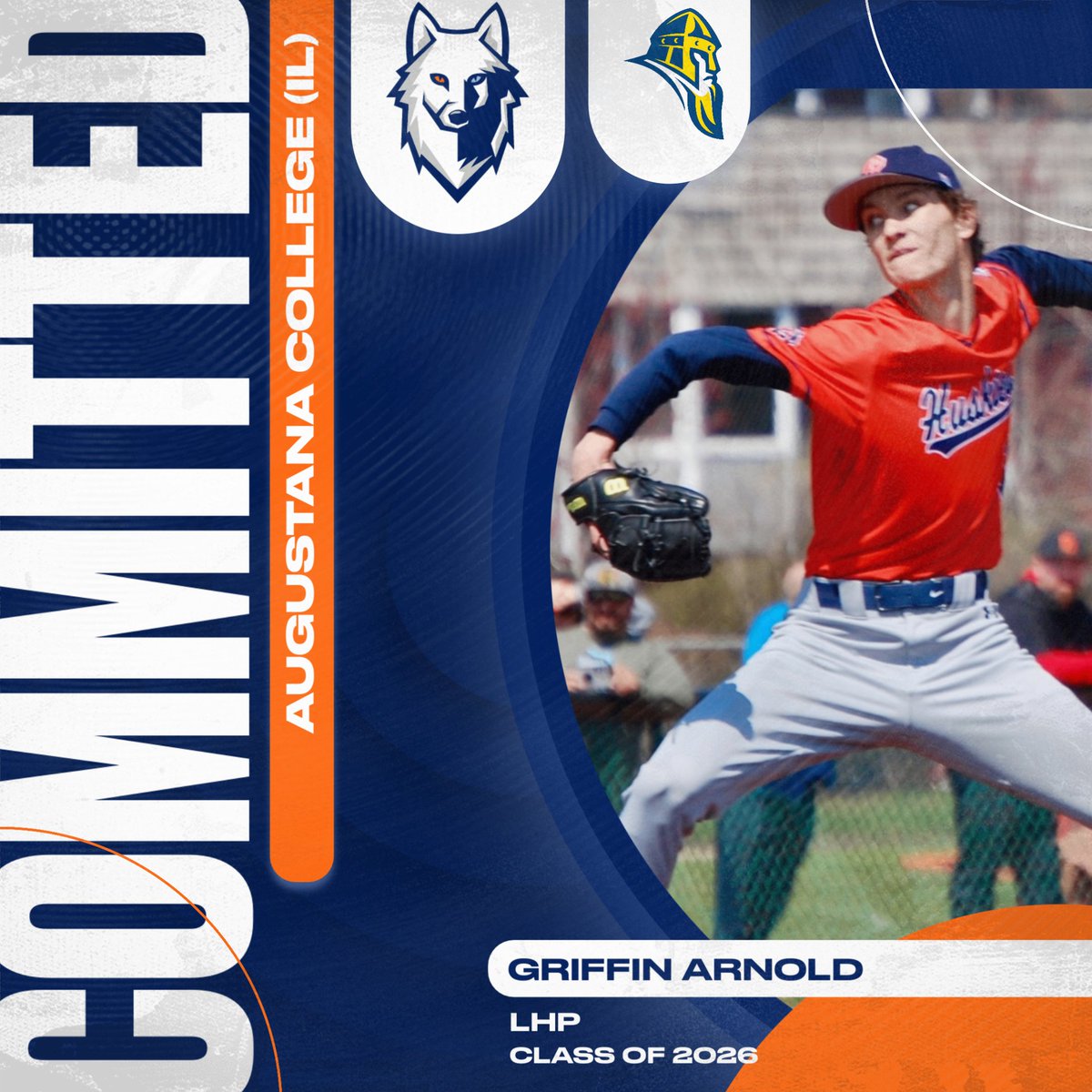oprfbaseball's tweet photo. Congratulations to Griffin Arnold on his commitment to Augustana College! #COMMITTED #OPRFbaseball #HUSKIES https://t.co/t7hefWUHOa