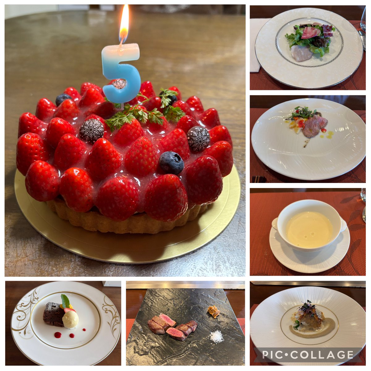 KANASHASU's tweet photo. 今日で👨と付き合って5年でした👏
美味しいお肉とケーキ食べた😋 https://t.co/a47d5irH5a