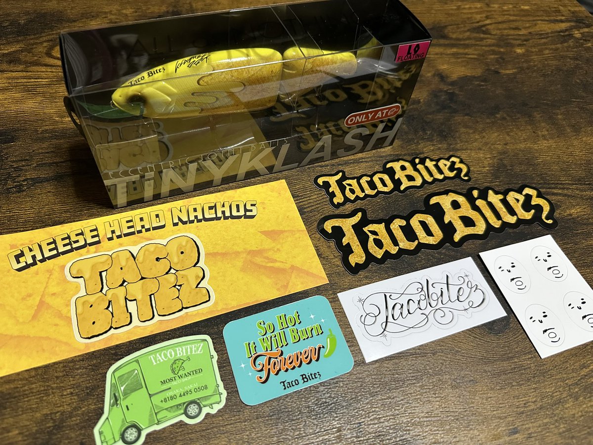 憧れのTINY KLASH DRT × TACO BITEZ 🧀Cheese Head Nachos