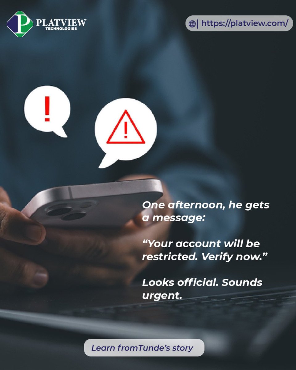 platviewtech's tweet photo. Cybersecurity starts with understanding how systems work, how people make mistakes, and how attacks actually happen. When you skip that foundation, confusion is guaranteed.
#cybersecurityawareness
#dataprotection
#platviewtechnology https://t.co/vuBVtPMTtG