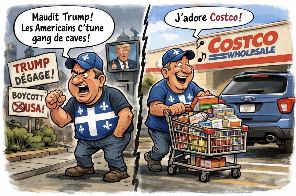 Y’a juste des Québécois qui peuvent être aussi incohérents.