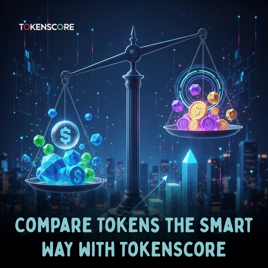Tokenscoreai's tweet photo. ⚖️ Choosing between tokens shouldn’t be guesswork.
TokenScore lets you compare fundamentals, sentiment, security, and market behavior side by side—so your decisions are based on data, not hype. Clarity beats confusion.

#TokenScore #CryptoComparison #AIInsights https://t.co/qLlBwYR9gu
