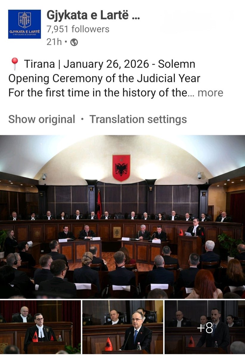 CatherineSuard's tweet image. Honorée d’avoir assisté à la Cérémonie solennelle d’ouverture de l’année judiciaire en 🇦🇱. Pour cette 🥇, sous les auspices de la #CourSuprême , messages convergents pour l’#Indépendance, la #Responsabilité, la #Transparence, et l’#Efficience d’une #Justice pour les #citoyens.