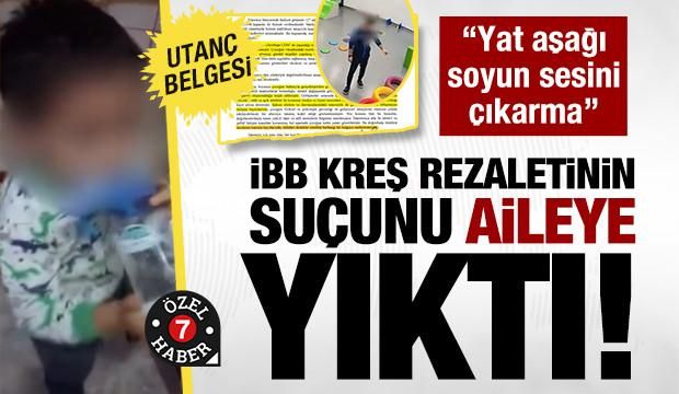 💥 İBB’den medyaya baskı babaya itham! Kreşteki rezaleti mağdur aileye yıktılar

📌 İBB’ye emanet edilen 3 yaşındaki çocuğun bedenindeki darp izleri tutanaklara geçerken, belediye yönetimi prestij korkusuyla sansüre girişti. Şiddeti reddeden İBB, şeffaf soruşturma yürütmek yerine