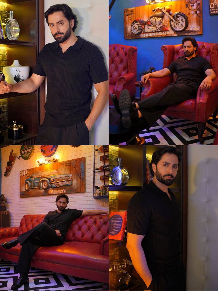 DTsEmpire01's tweet photo. Danish Taimoor doesn’t chase the spotlight— it settles where he sits!🔥😮‍💨

Kings don’t rush. They observe 👑
Dark fit 🖤. Dominant aura ❤️‍🔥

#DanishTaimoor | #Humrahi https://t.co/cXPNrf1snD
