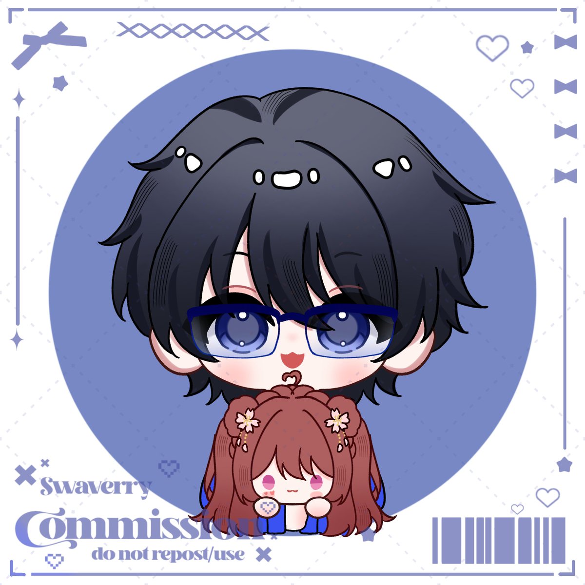 #VGenComm ych hug for aeri, thank you so much for commissioning me ♡

Vgen : Vgen.co/swaverry 

#wave_comms