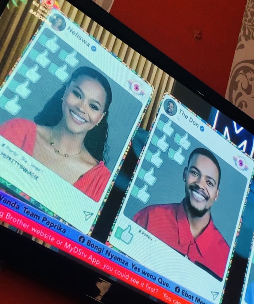 They are so nunus bethunana they didn’t know each other🥰🥹🤏🏼
Look matchy matchy even with the number of like oh yini Camagu🤲🏽
My favourite people ❤️My premium couple,Colgate smile, beauty in all aspects with big hearts🥹🥰❤️🌻🙏🏼
#Doneli 
#BBMzansiS6 
#BBMzansi 
#bbmzansi6