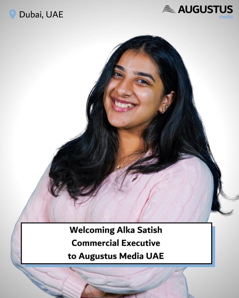 Welcoming Alka Satish as Commercial Executive to our Dubai office!

Alka was born and raised in Bahrain, where she completed her schooling before moving to Pune, India to earn her Bachelor of Commerce degree. She later pursued an MSc in Marketing from the University of