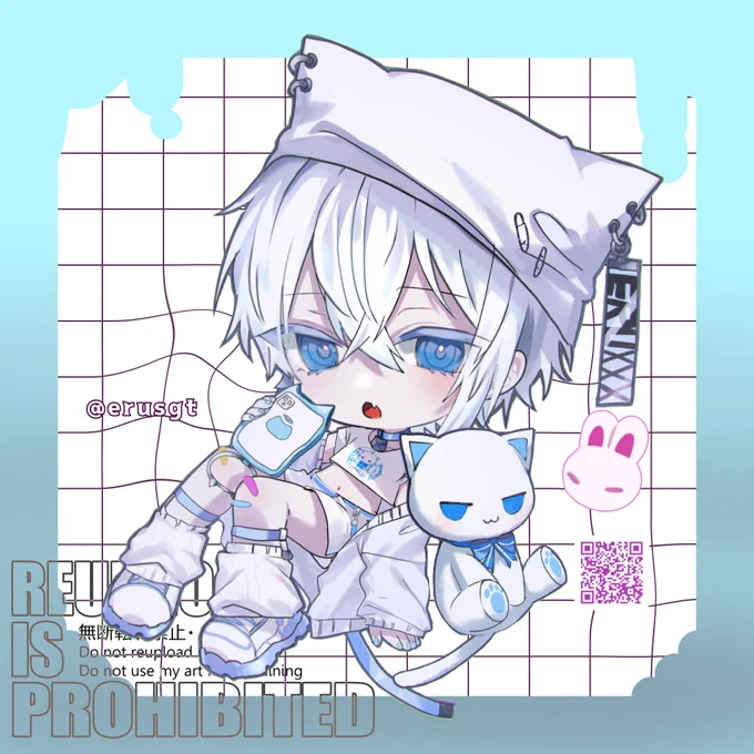 どっちのサイズのミニキャラが好きかアンケートしてもいいですかああ悩み… ↓にアンケ置いときます