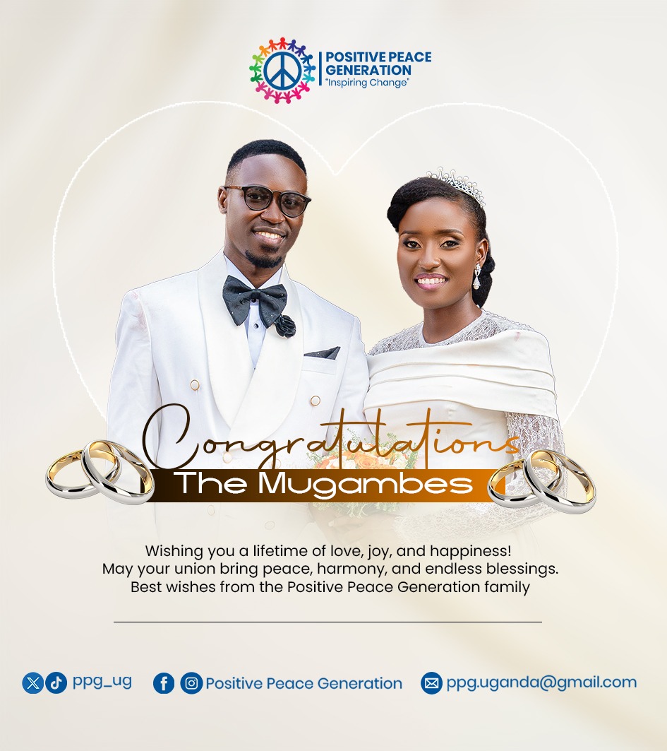 ppg_ug's tweet image. Thee who find love, find a good thing

#Congratulations our training and programme coordinator @MatildaKahunde upon your wedding 

Peacefully Beautiful the Mugambe Family

Positive Peace Generation family love and celebrate you
 #Friendship #Family #love #joy