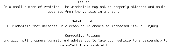 CanadianRecalls's tweet image. Compliance Recall for 2026 FORD EXPLORER Structure. Approx. 5 units affected.