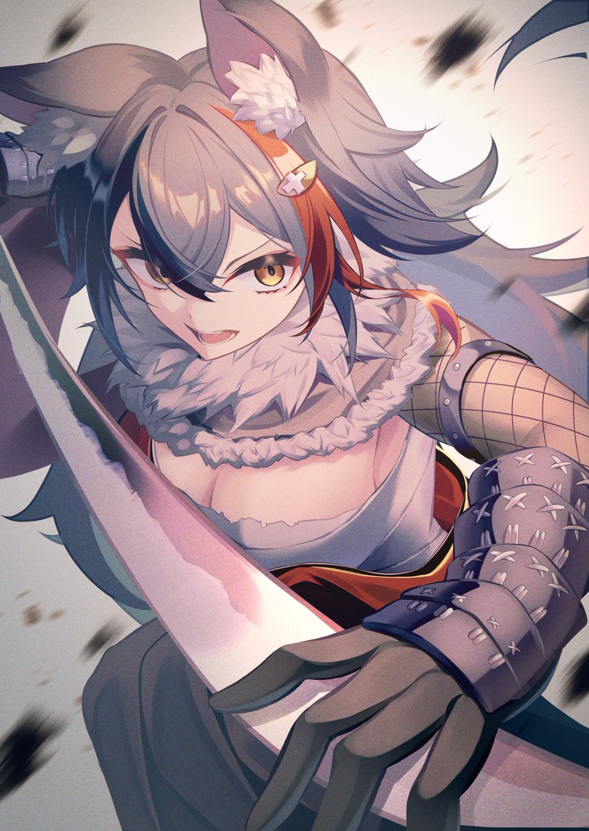 Anichika_TM's tweet image. 狼煙🐺🔥
#みおーん絵