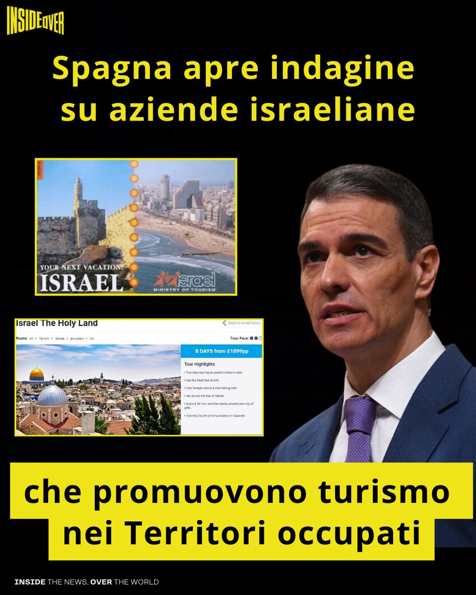 Il Ministero spagnolo dei Diritti Sociali, dei Consumatori e dell’Agenda 2030 ha avviato un’indagine formale nei confronti di aziende turistiche israeliane per la promozione di beni e servizi collegati alle colonie israeliane costruite nei Territori palestinesi occupati.
