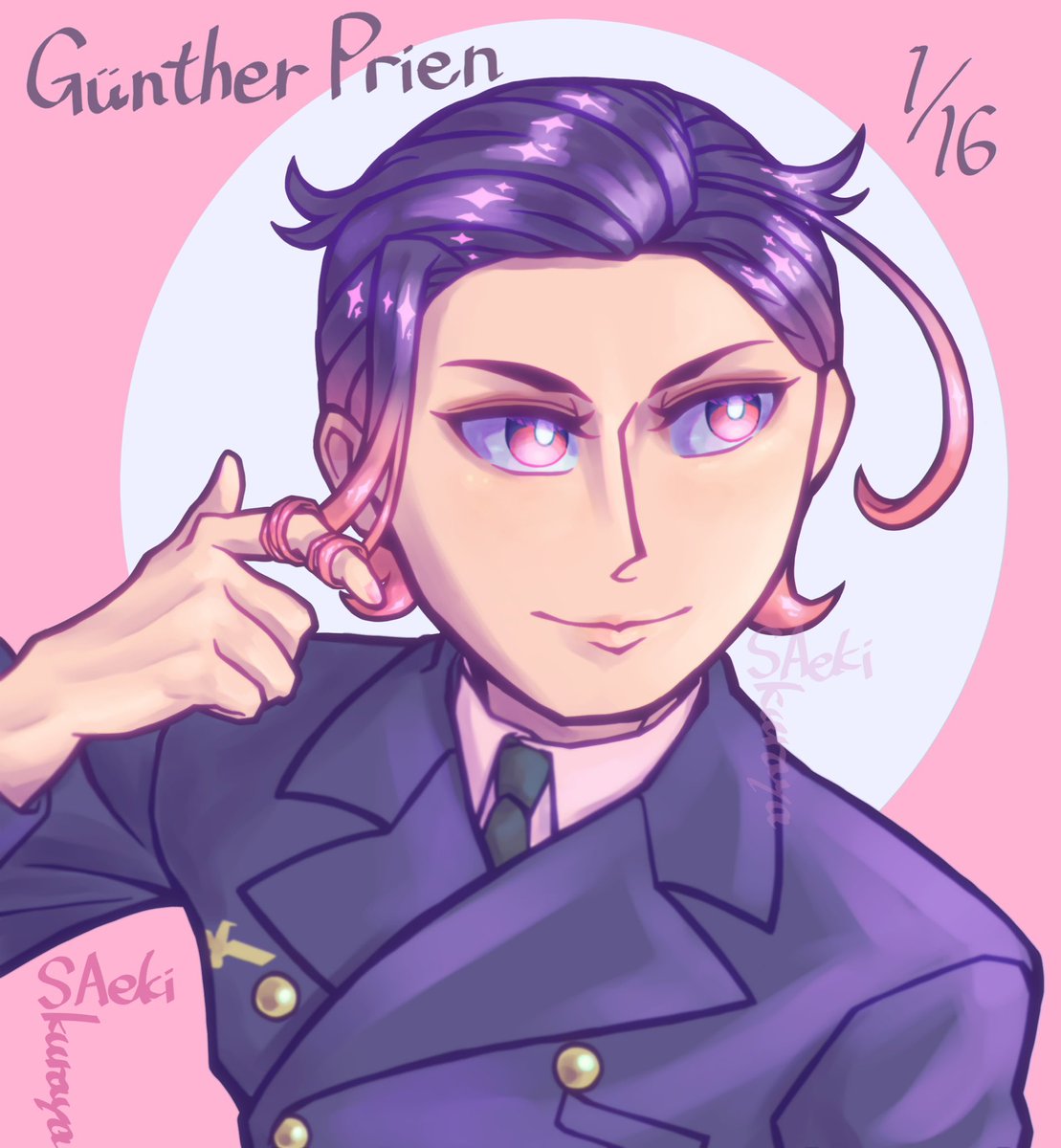 大遅刻したけどプ誕絵