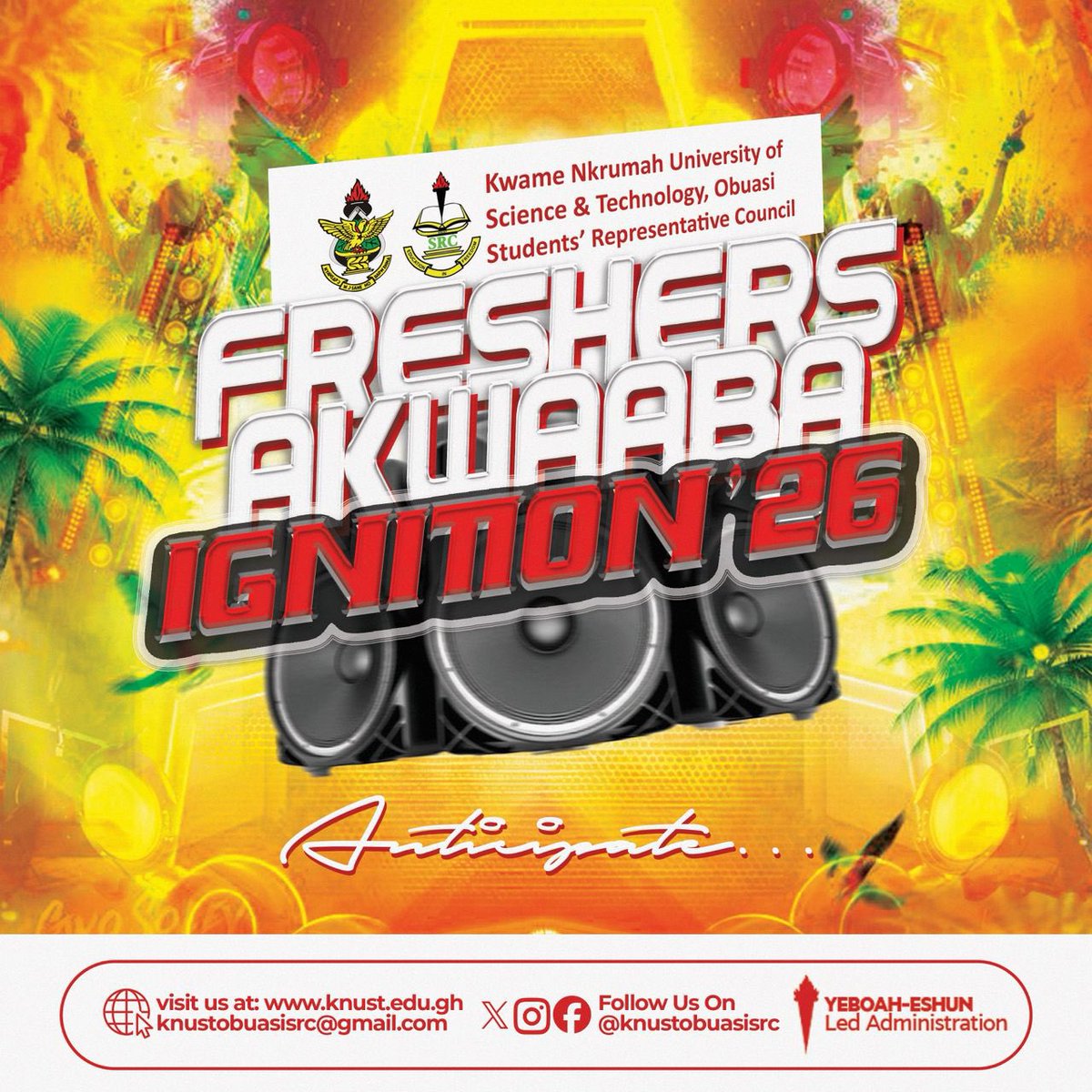 Get Ready for the “FRESHERS AKWAABA IGNITION’26”🎉
