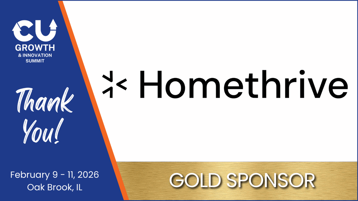 CUGrowthSummit's tweet photo. Pleased to welcome Homethrive as a Gold Sponsor at #CUGI26.

Their caregiving support platform helps CUs deepen relationships and support members through life’s toughest moments.

Register: https://t.co/CQUCtrTGKC

#CreditUnions https://t.co/cU5t0yqT0T