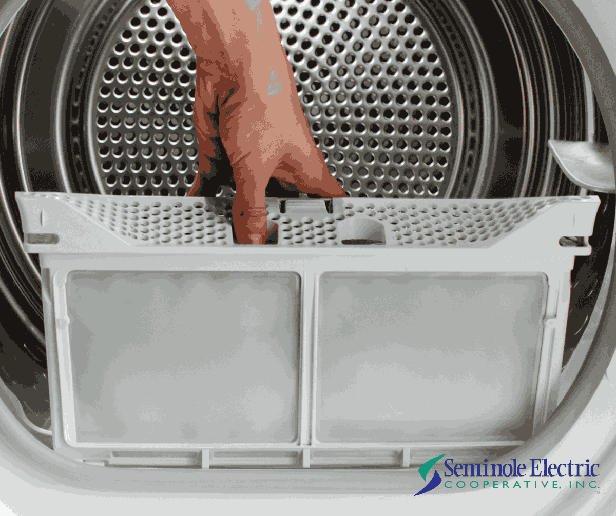 Dryers use about 6% of a home's electricity—but a clogged lint trap makes them work even harder! Clean the lint trap after every load and deep-clean vents to boost efficiency and save energy. 💡